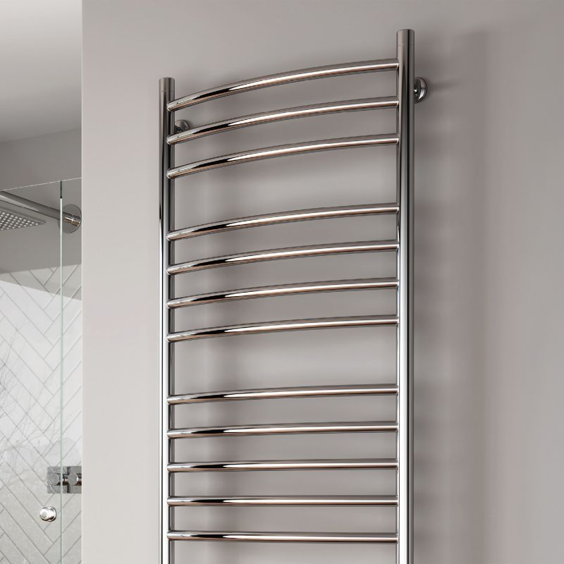 Reina Eos Stainless Steel Designer Heated Towel Rail
