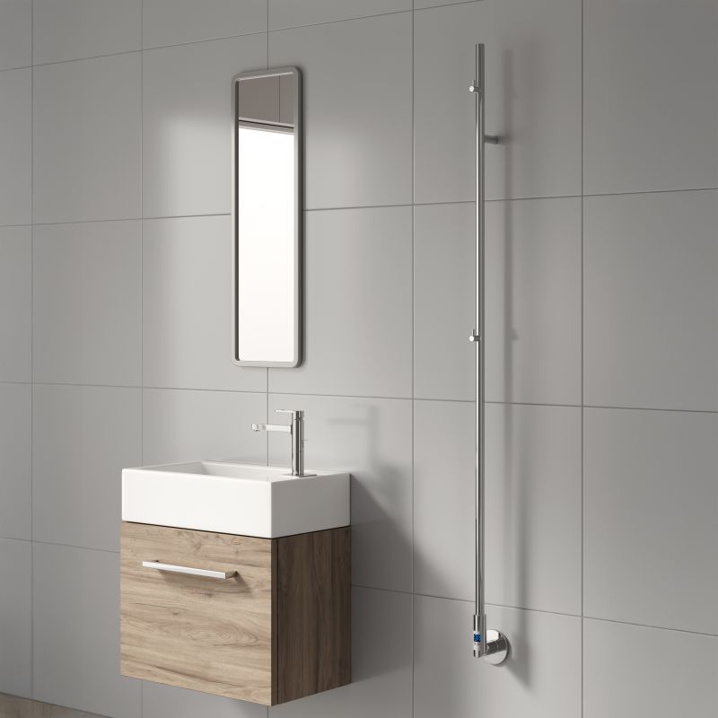 Reina Ines Electric Designer Stainless Steel Heated Towel Rail